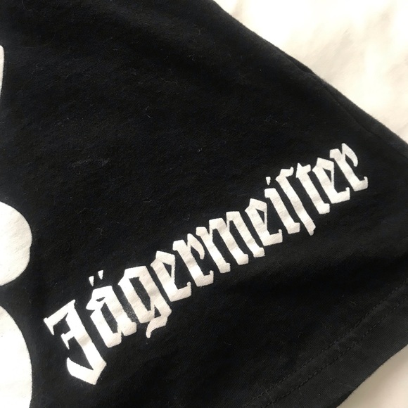 Jägermeister Black T-Shirt with White Logo - Picture 2 of 5